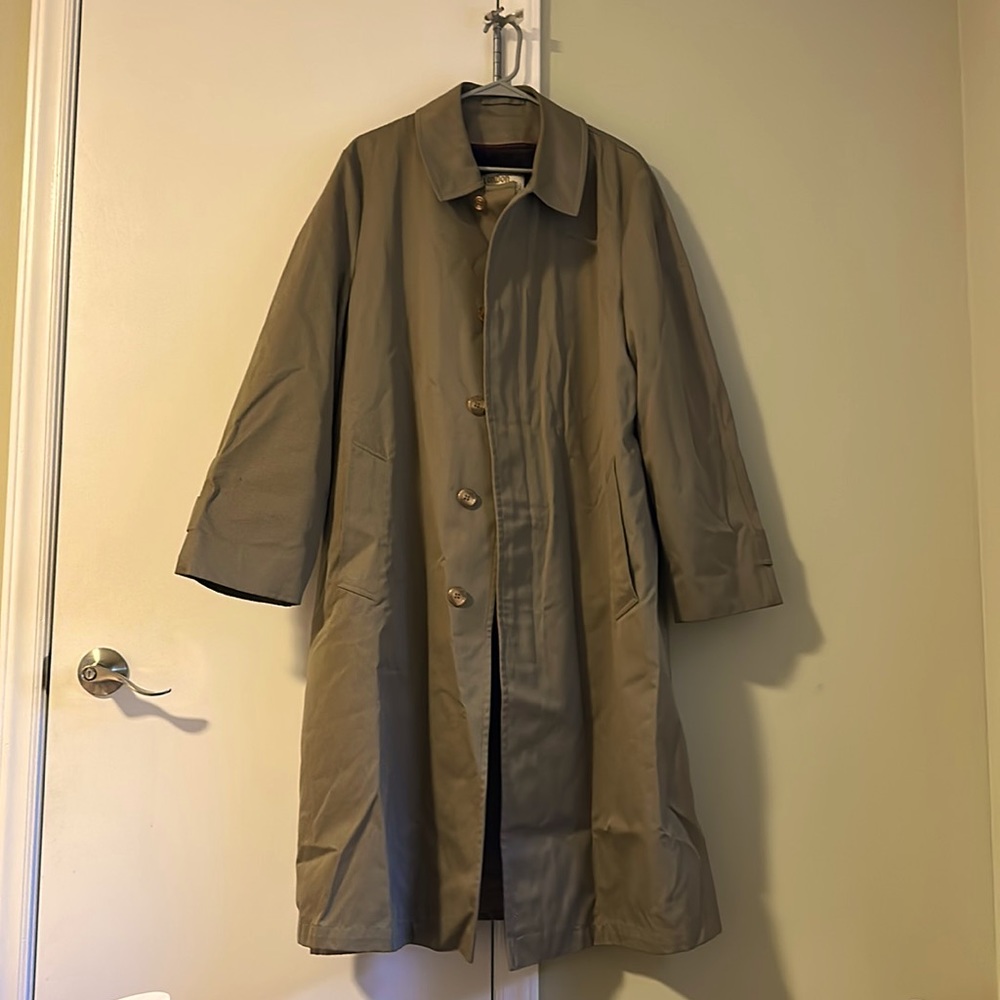 London towne trench coat size 40long